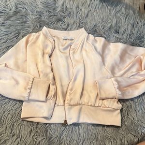 Cropped Light Pink Jacket